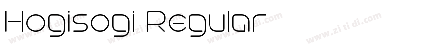 Hogisogi Regular字体转换